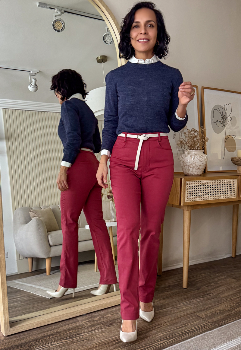 Pants Marcela Cherry