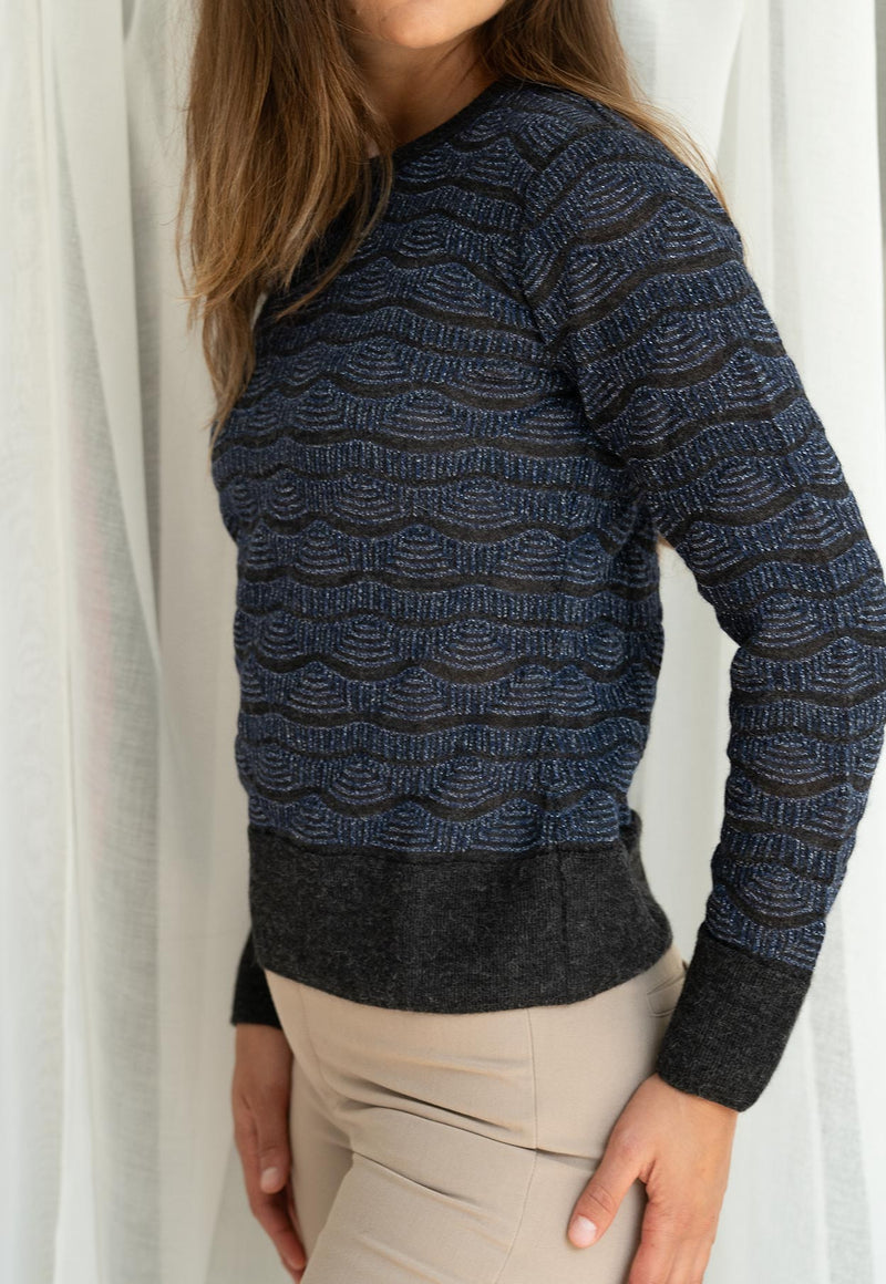 Transfers Basic Pullover Bleu