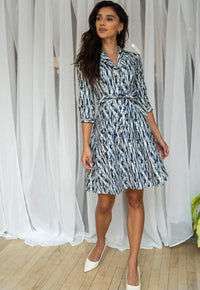 Valentina Abstract Azul