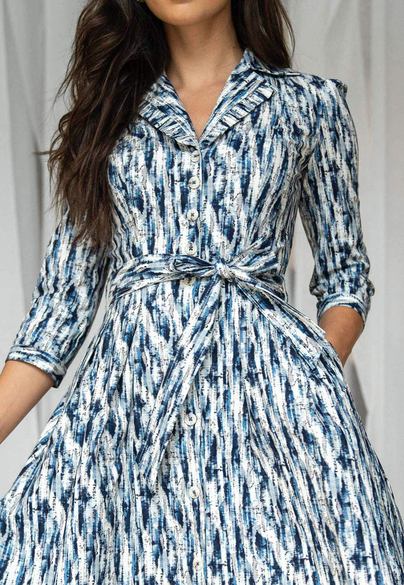 Valentina Abstract Azul