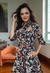 Sofia Ocre Dress
