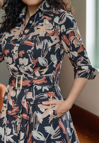 Sofia Ocre Dress