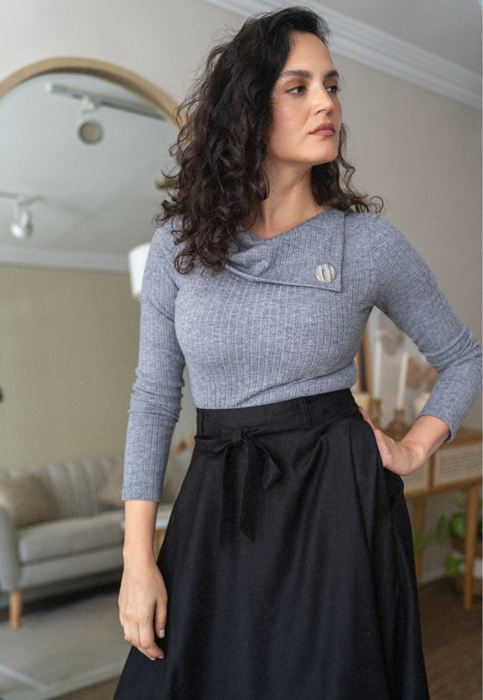 Top Praga grey
