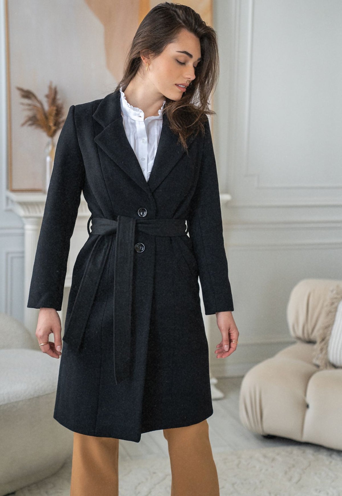 Manteau de laine Munich