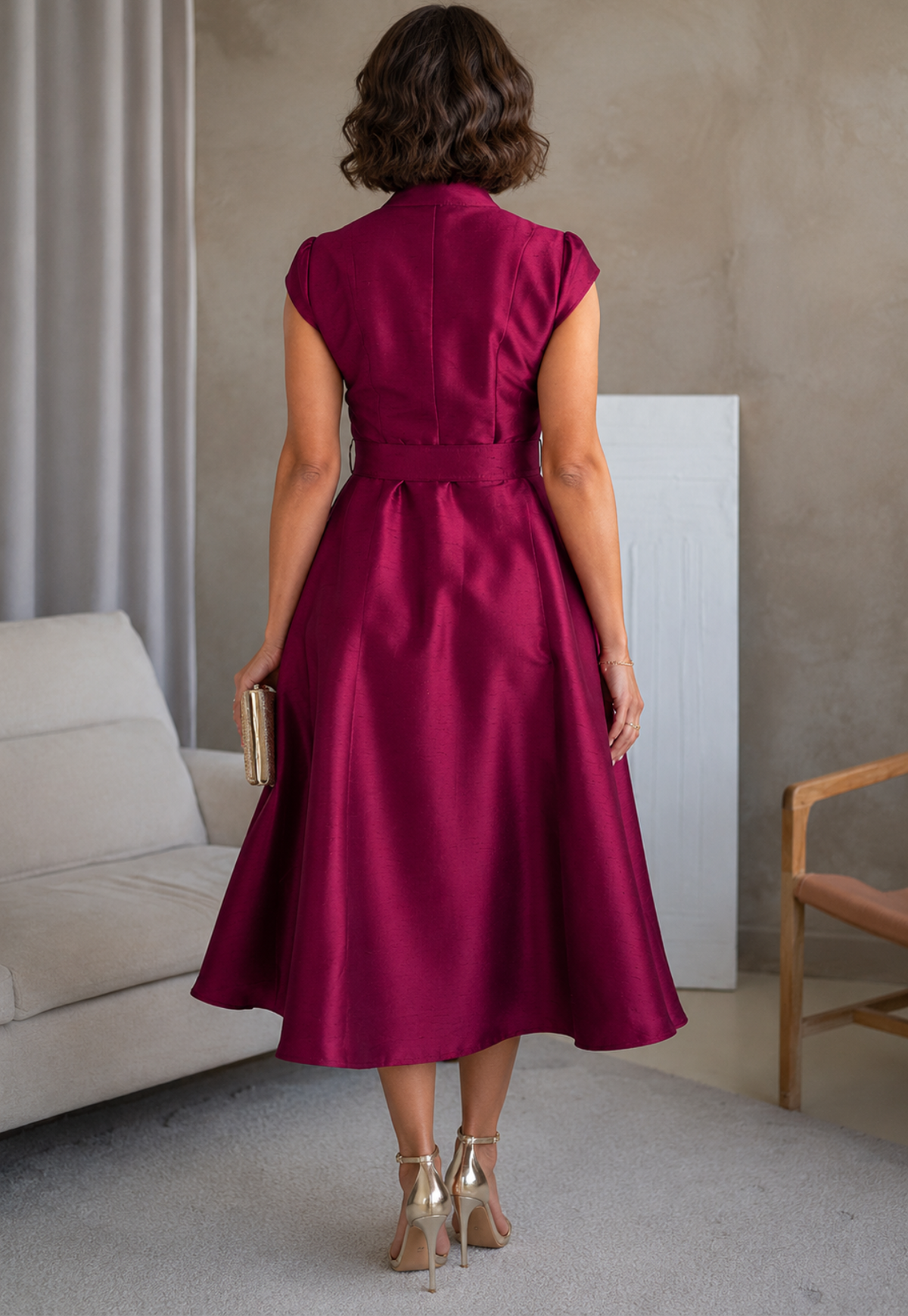 Felicitas Burgundy