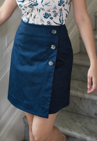 Noelia blue Skirt