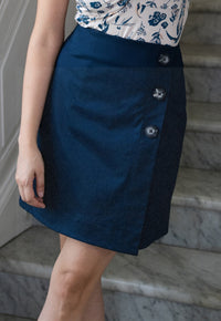 Noelia blue Skirt