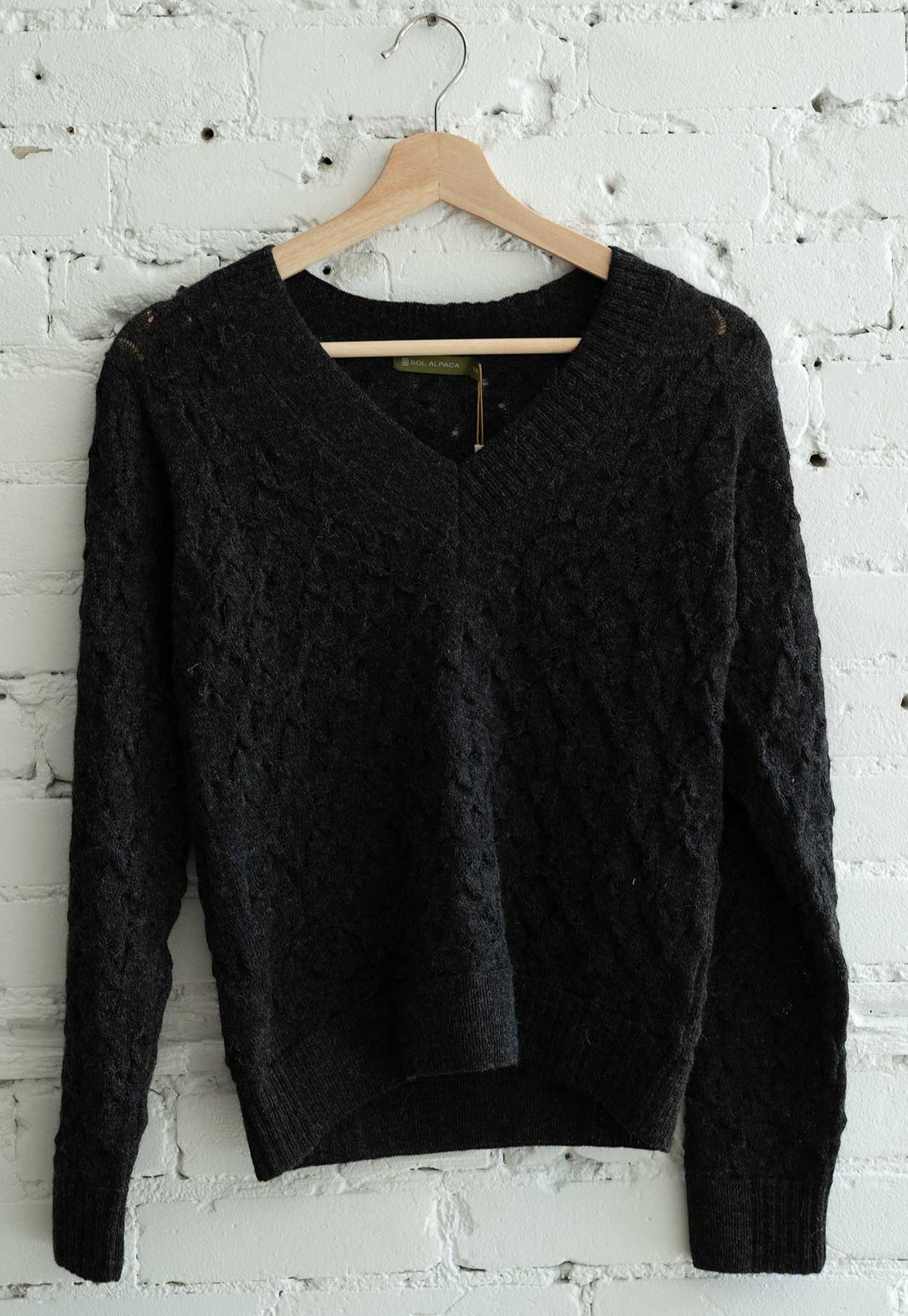 Las Perlas Pullover Charbon