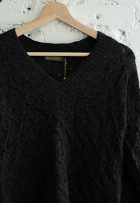 Las Perlas Pullover Charbon