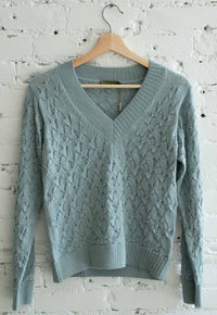 Las Perlas Pullover Bleu