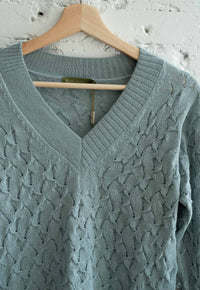 Las Perlas Pullover Bleu