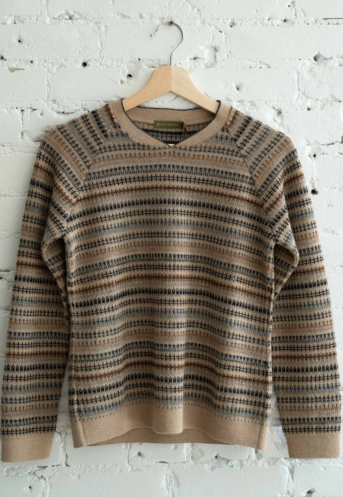 Jaquard Bomber Pullover Neutre