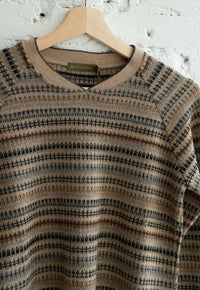 Jaquard Bomber Pullover Neutre