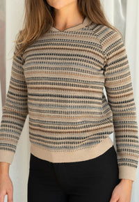 Jaquard Bomber Pullover Neutre