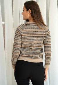 Jaquard Bomber Pullover Neutre