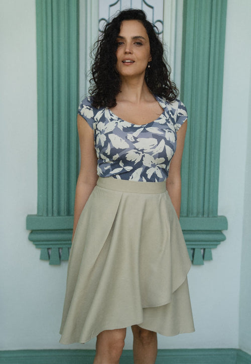 Jupe verte avril