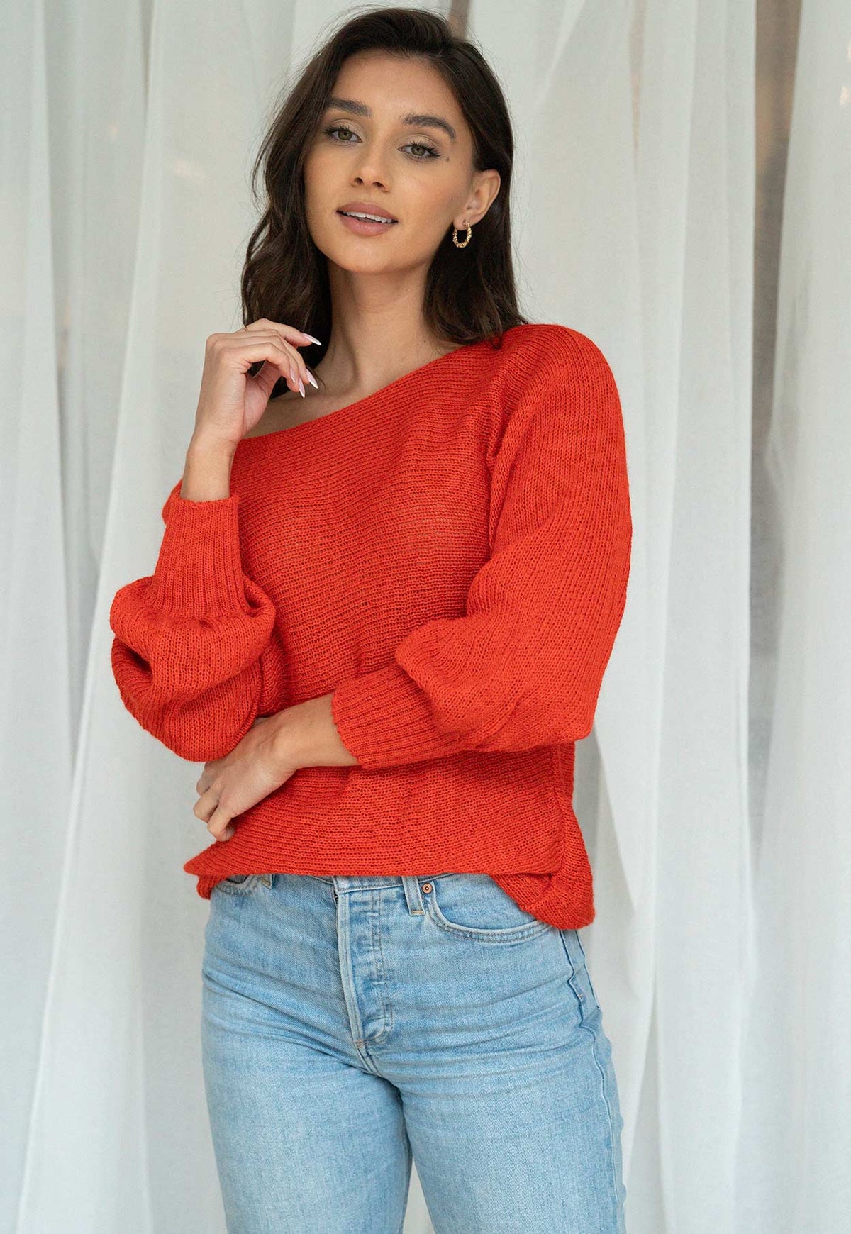 Orange ALBA Sweater