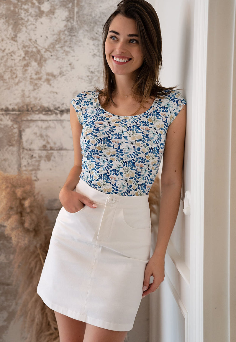 Tiffany Hueso Skirt